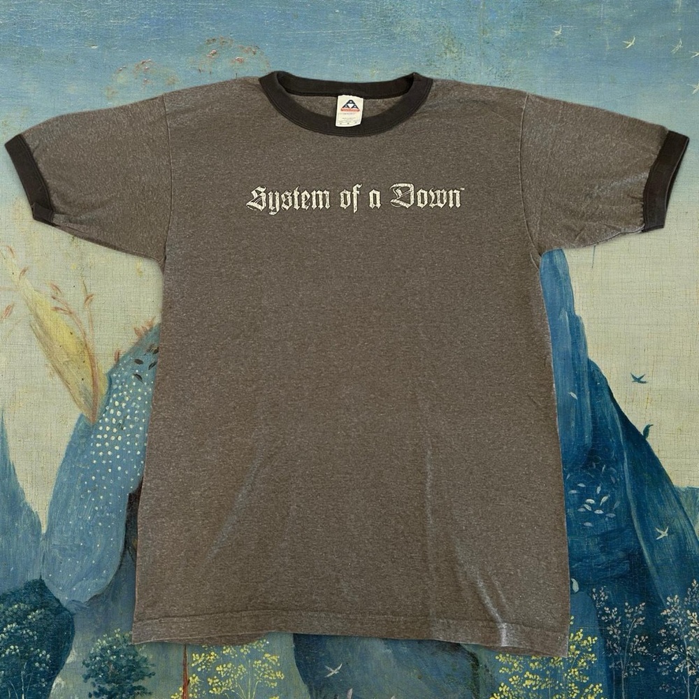 vintage 90s System of a Down tee
